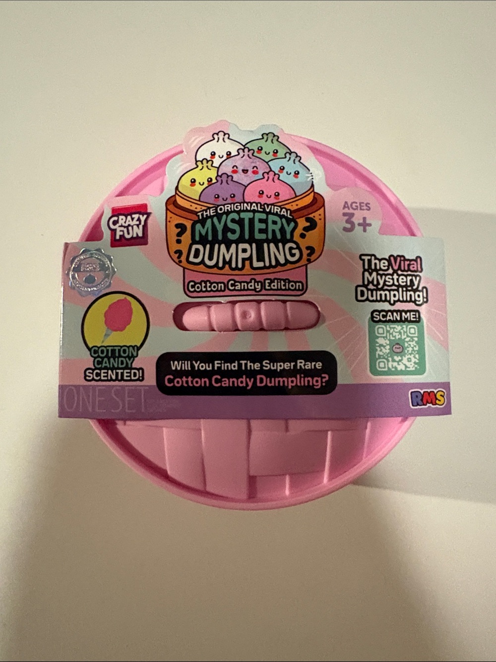 RMS Crazy Fun Mystery Dumpling Cotton Candy Edition Blue Squishy  🥟🩵